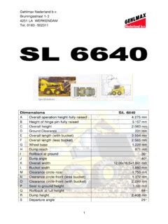 gehl 6640 specs